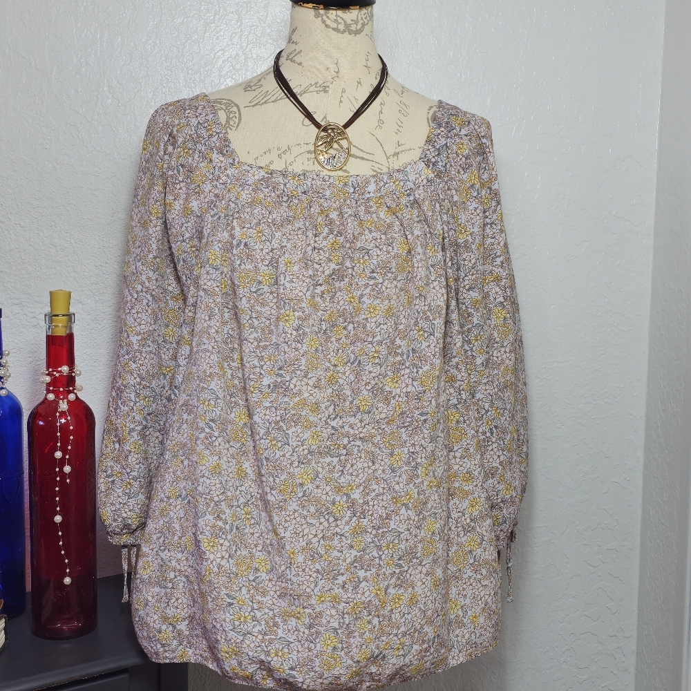 LAUREN CONRAD Boho Top